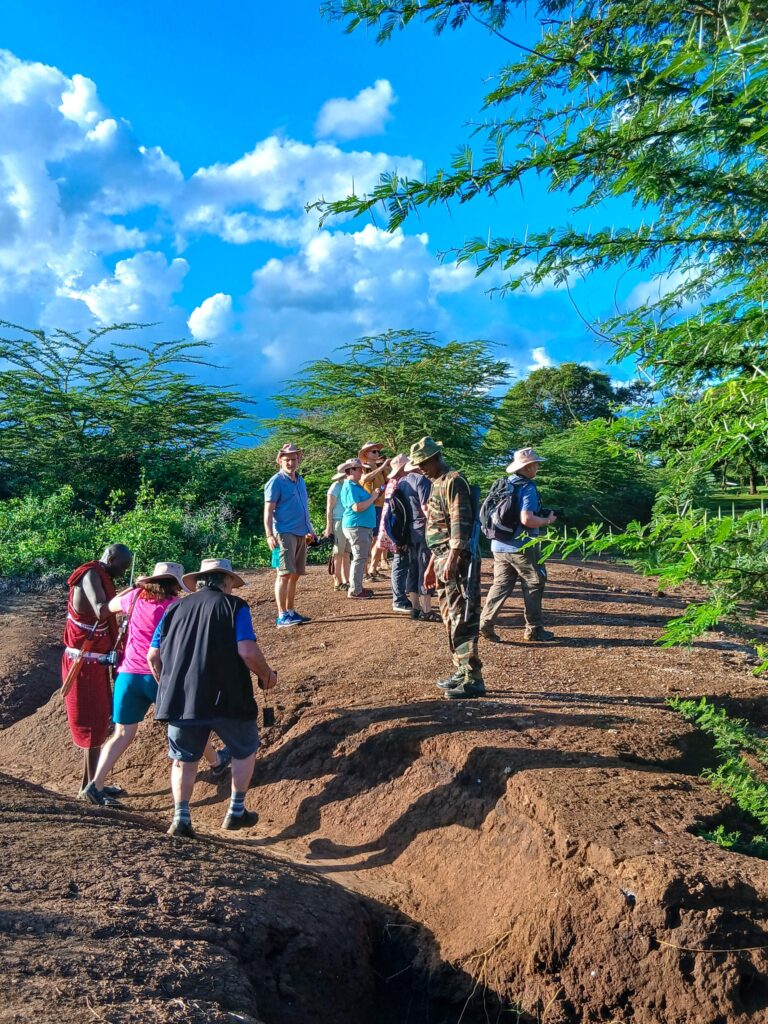 Guided walking safari at Voyager Ziwani